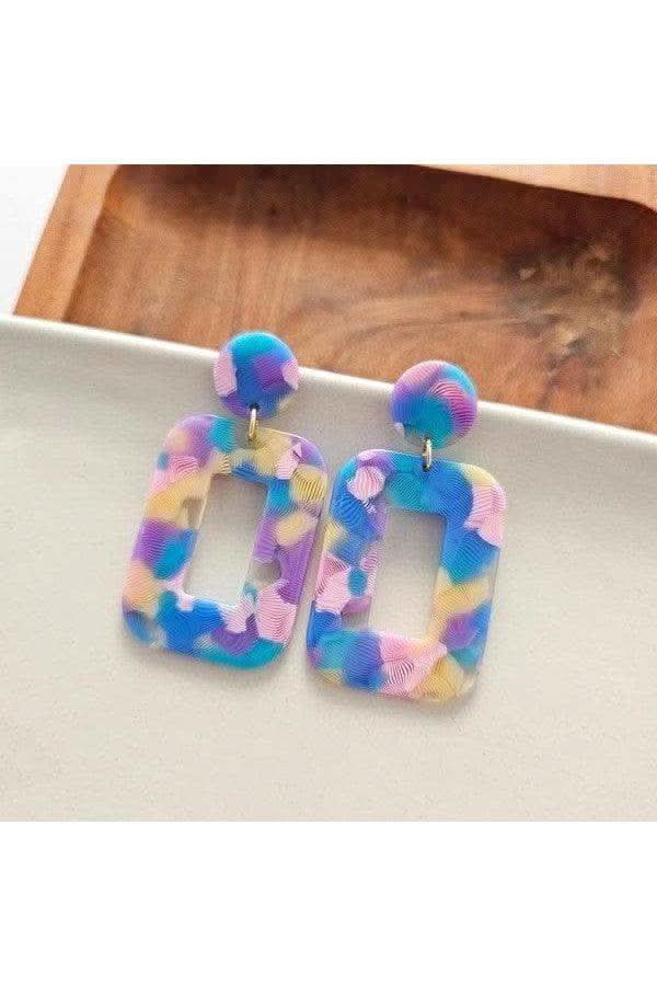 Margot Earrings - Watercolor - SwagglyLife Home & Fashion