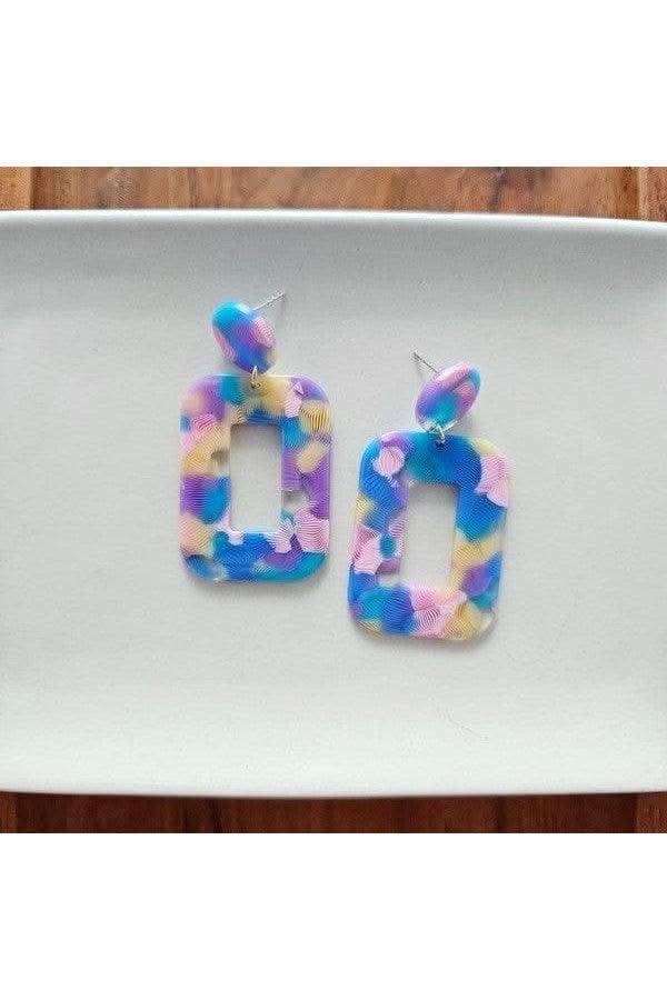 Margot Earrings - Watercolor - SwagglyLife Home & Fashion