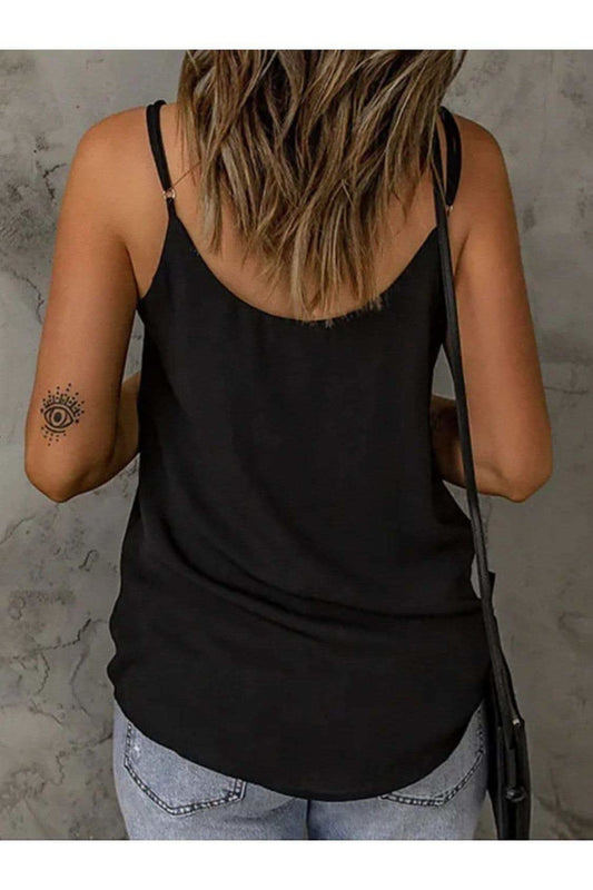 Mary V-Neck Spaghetti Strap Cami in - Shirts & Tops photo