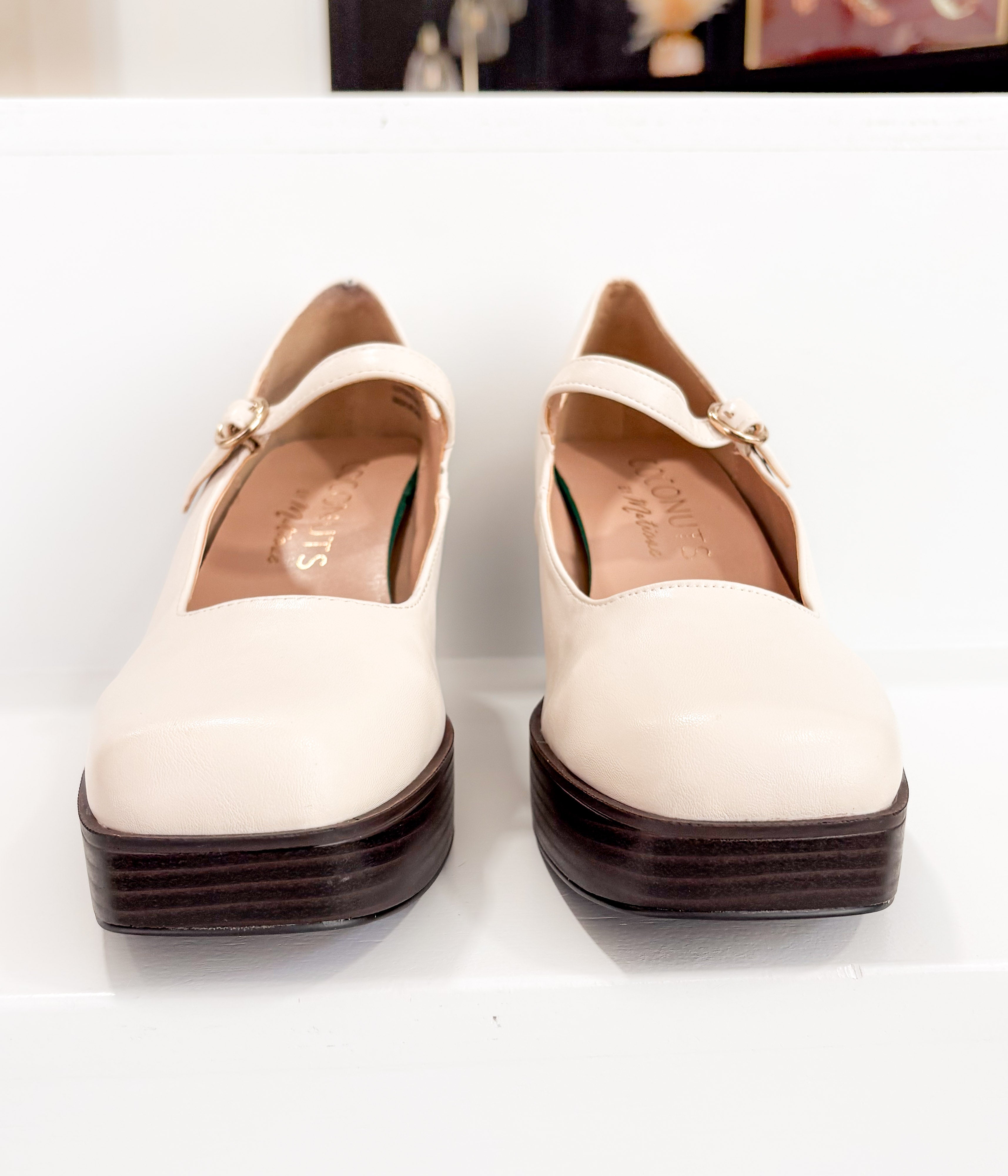 Matilda Platform Heel in Bone in - Heel photo