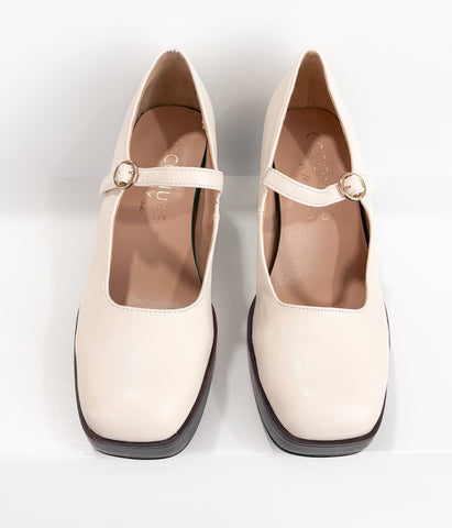 Matilda Platform Heel in Bone in - Heel photo