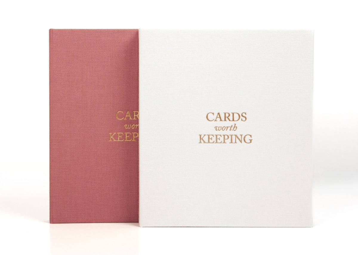 Duncan & Stone Cards Worth Keeping – Memory Organizer Binder - Ivory