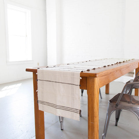 Ribbons Cotton Table Runner in - Table Runners photo