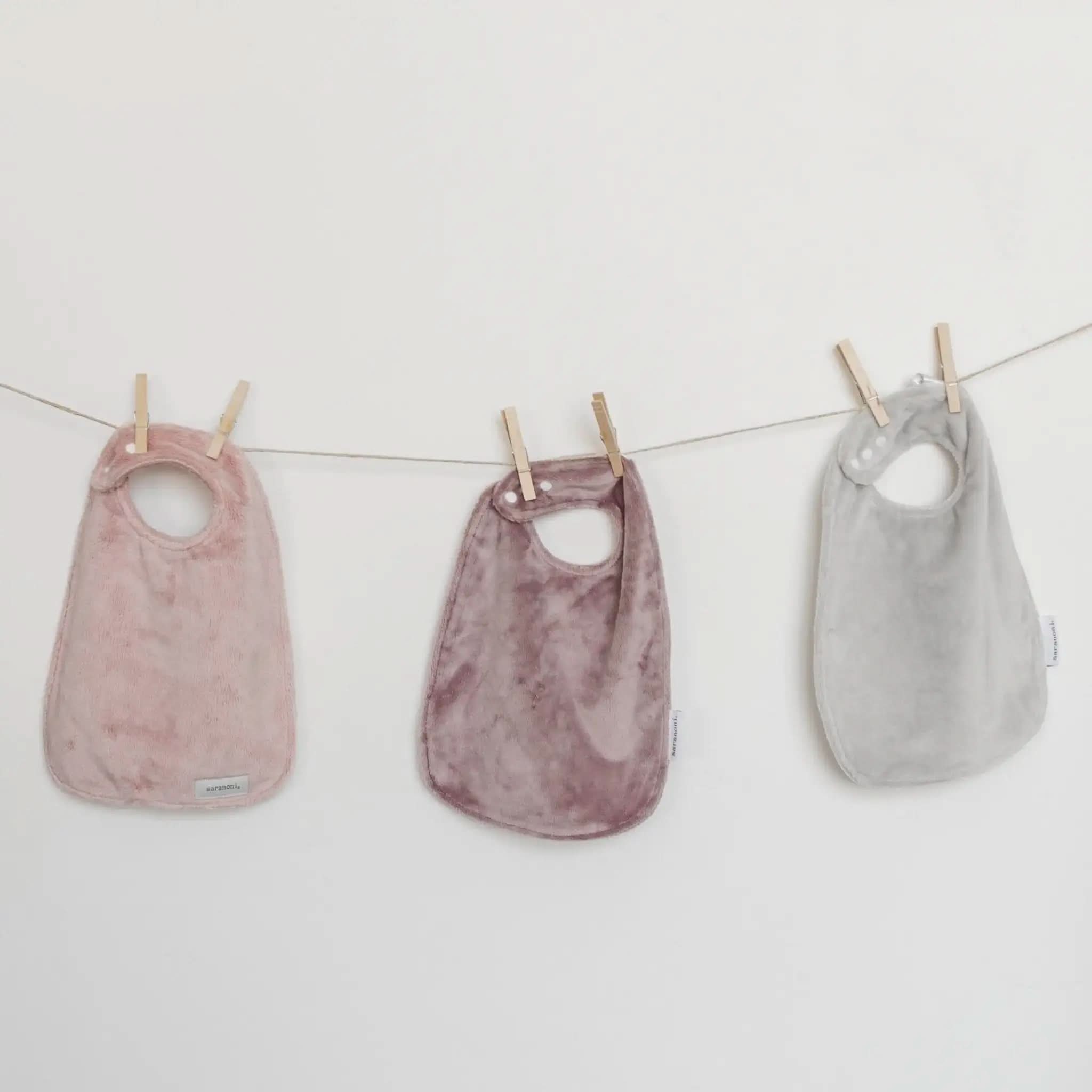 Saranoni Minky Bibs 3-PACK