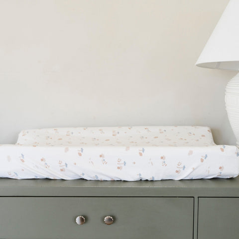 Saranoni Minky Stretch Luxe Changing Covers in Mushroom - photo