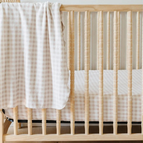 Saranoni Minky Stretch Luxe Crib Sheets