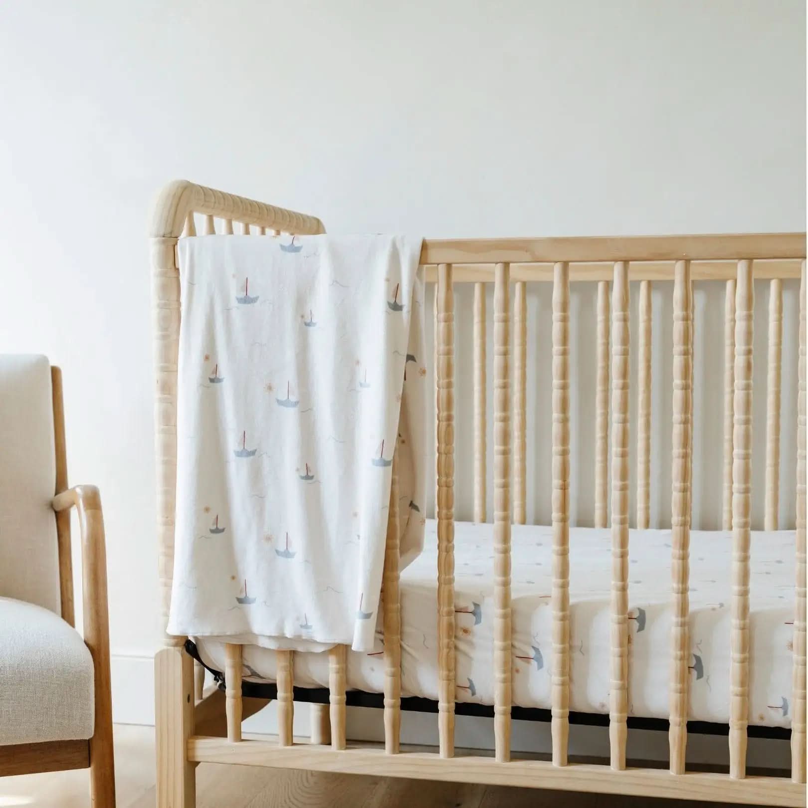 Saranoni Minky Stretch Luxe Crib Sheets