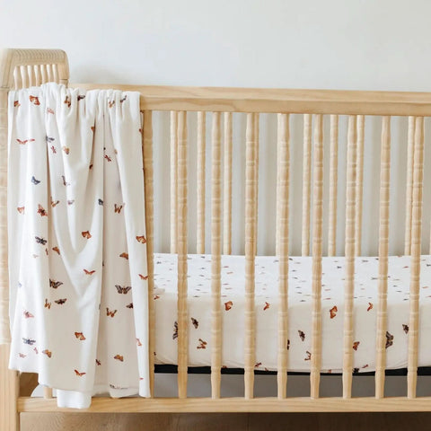 Saranoni Minky Stretch Luxe Crib Sheets