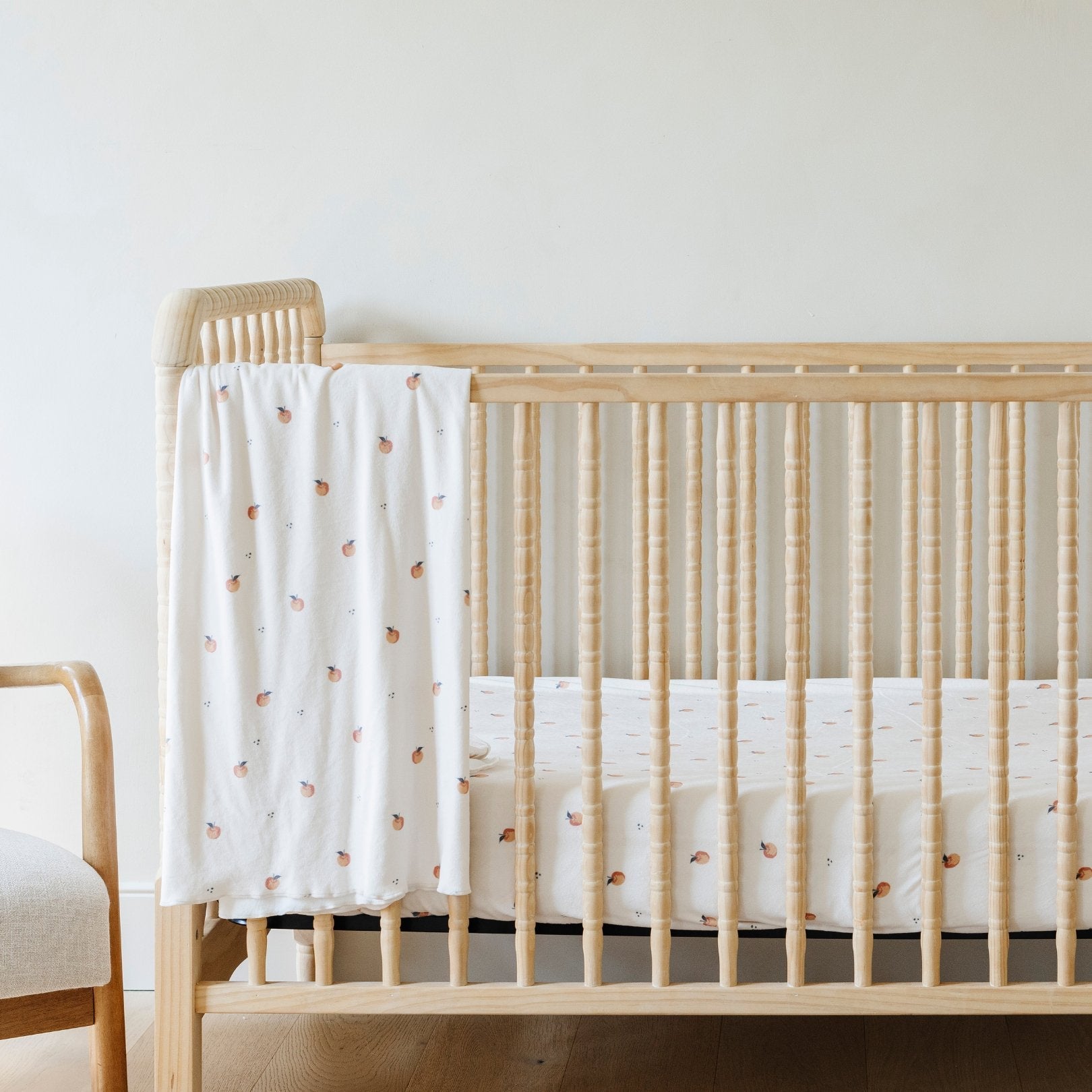 MINKY STRETCH LUXE CRIB SHEETS in Apple - photo