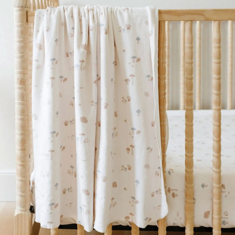 Saranoni Minky Stretch Luxe Crib Sheets