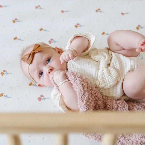 Saranoni Minky Stretch Luxe Crib Sheets