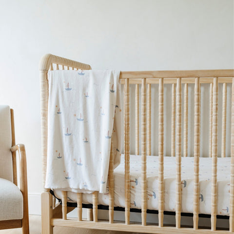 MINKY STRETCH LUXE SWADDLE/BLANKET in - photo
