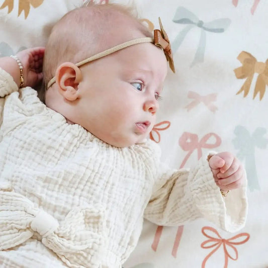 MINKY/LUSH MINI BLANKETS in Bows - photo