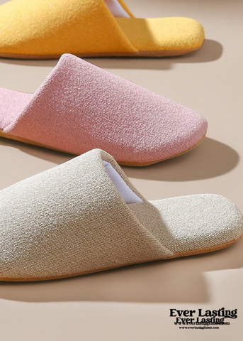Ever Lasting Modern House Slipper / White