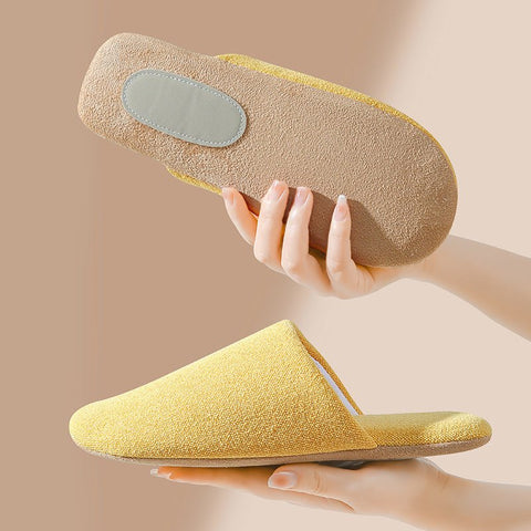Modern House Slipper / White in Yellow - Slipper photo