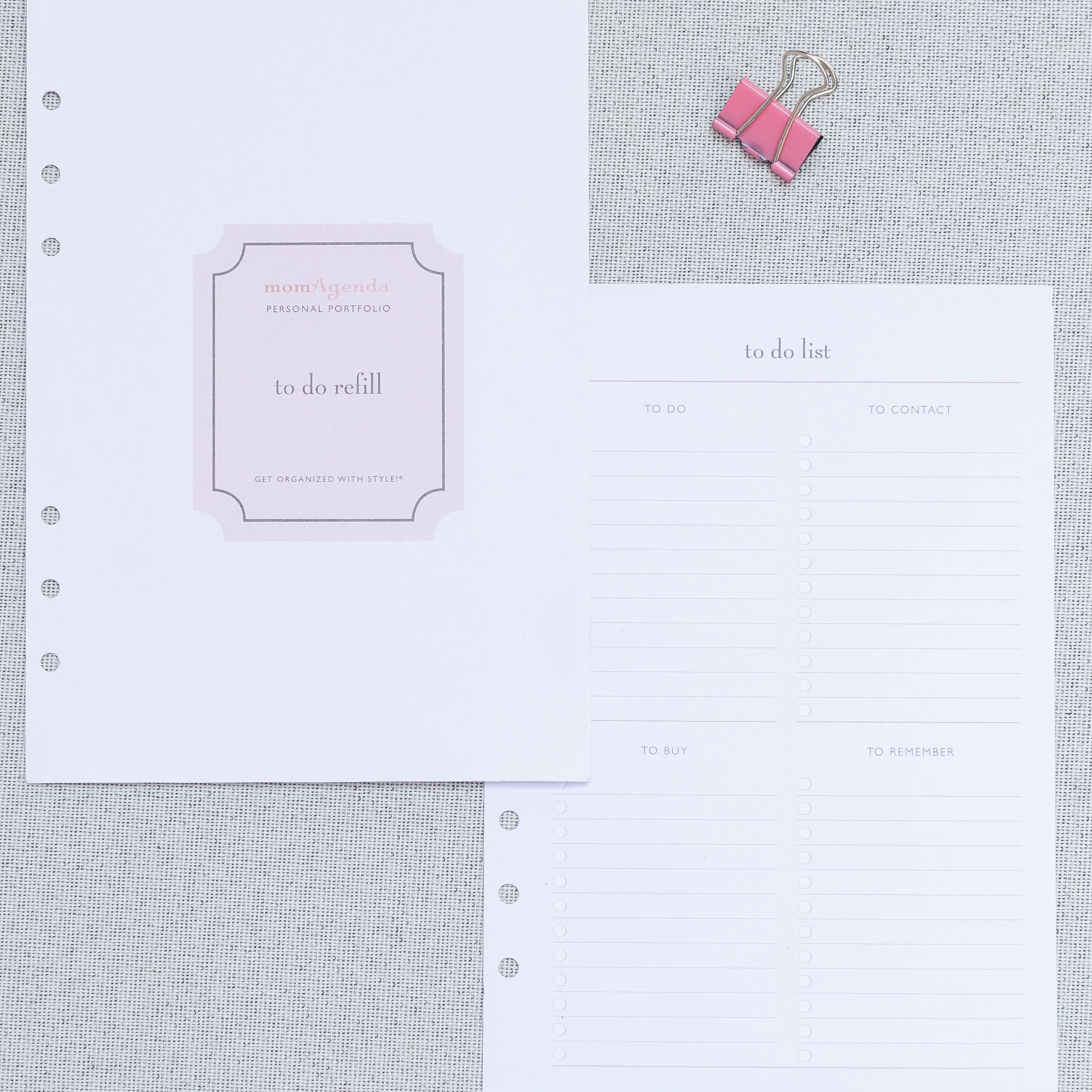 A5 Refills for Meal Planning, To-Do Lists & Notes in - retail photo