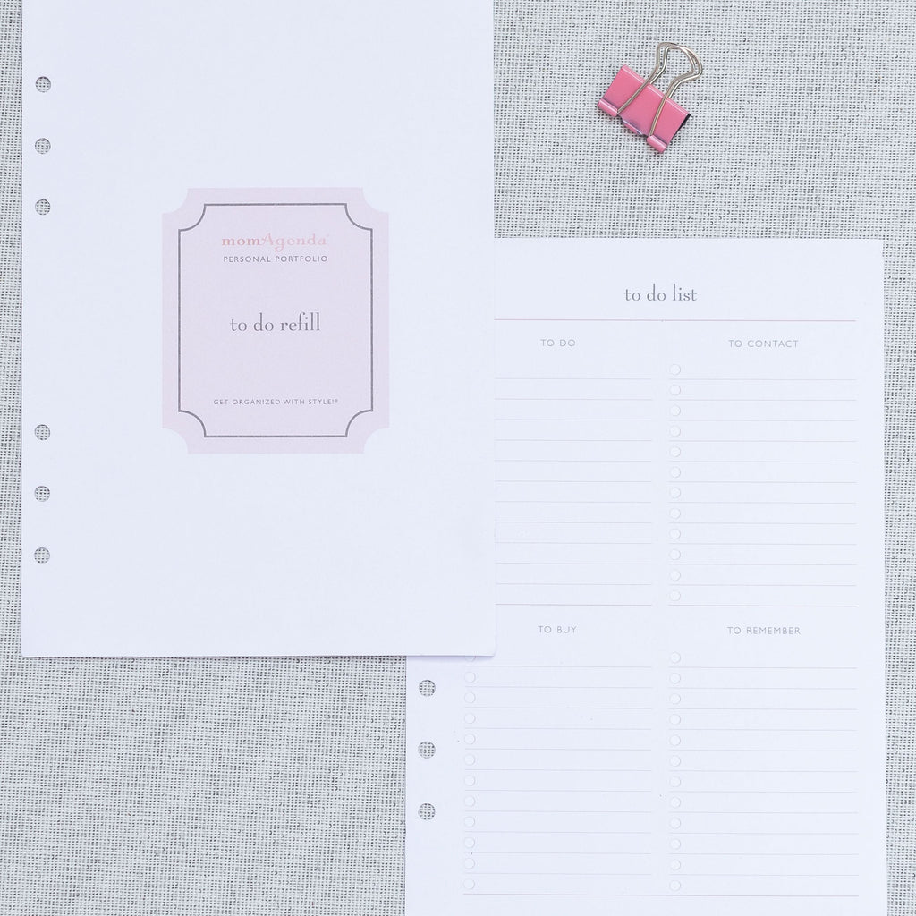 A5 Refills for Meal Planning, To-Do Lists & Notes in - retail photo