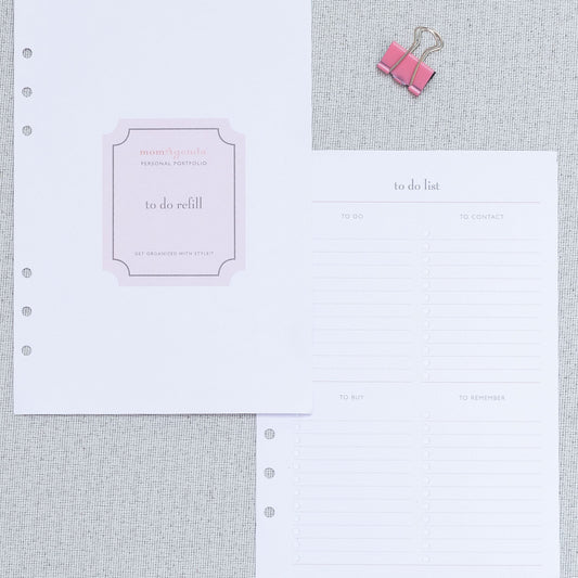 A5 Refills for Meal Planning, To-Do Lists & Notes in - retail photo