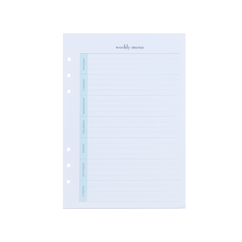 A5 Refills for Meal Planning, To-Do Lists & Notes in - retail photo