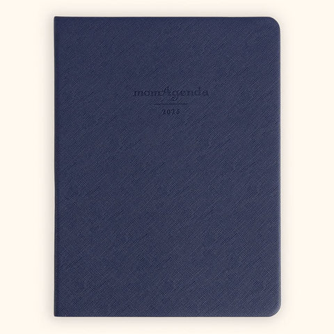 Mom Agenda Desktop 12-Month Planner 2026 in Moonlit Navy - retail photo