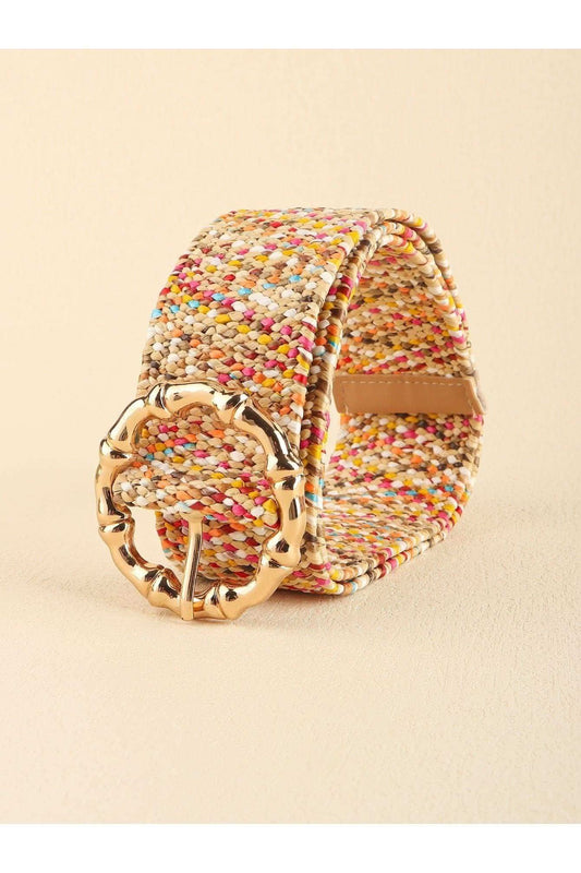 Multicolored Wide Belt in - Belts photo