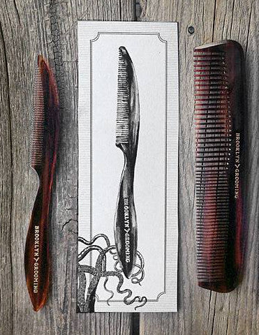Men's Handmade Mustache - Beard Comb in - Comb photo