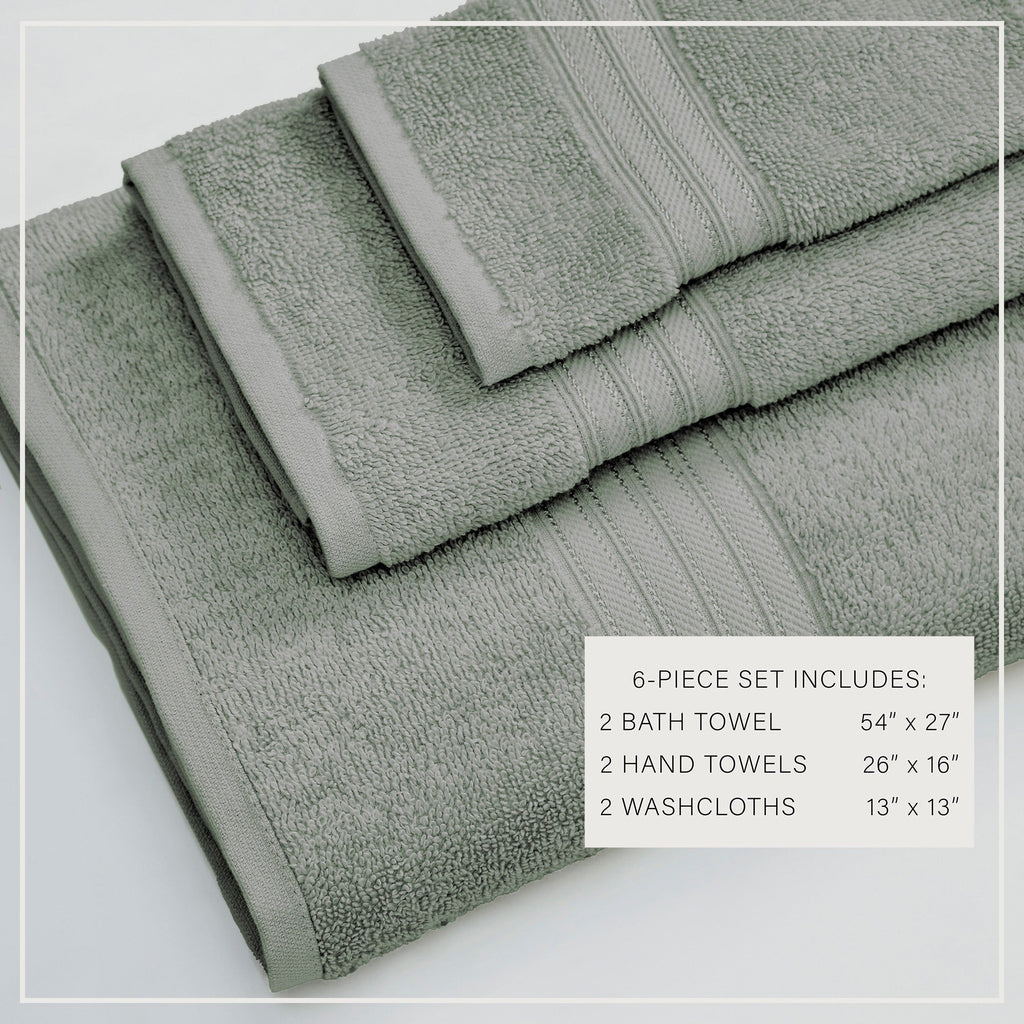 Cotton Terry Bath Towel Set - Cooper Collection in - photo
