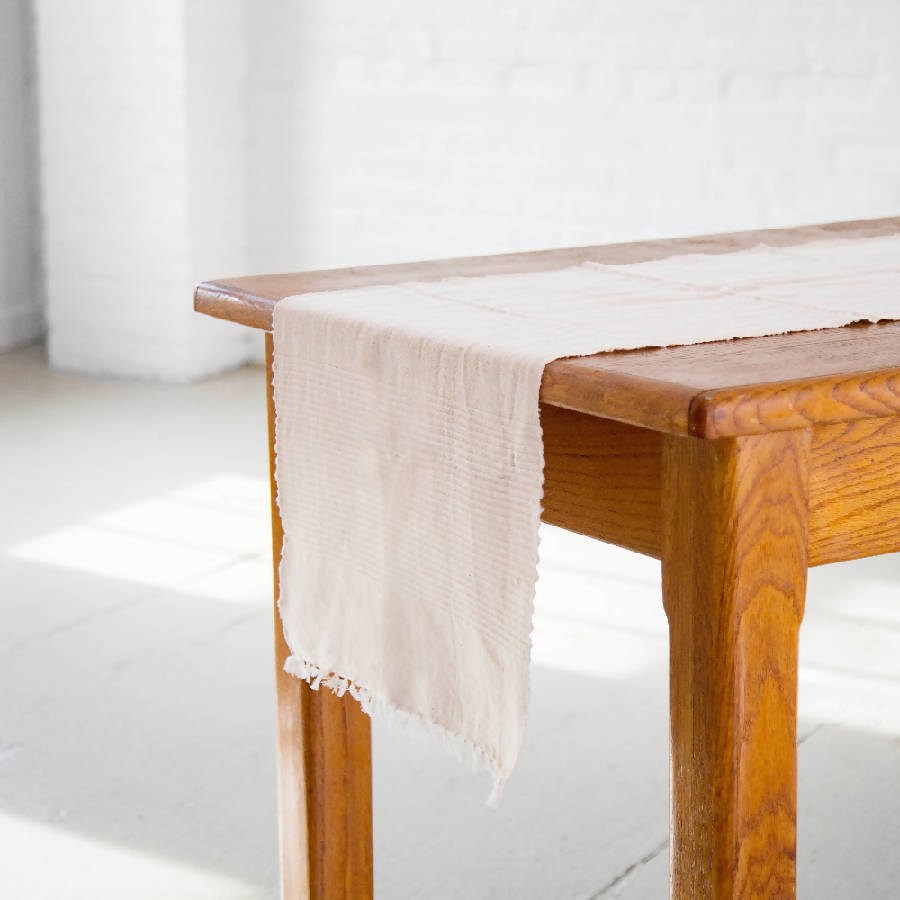 Riviera Cotton Table Runner in - Table Runners photo