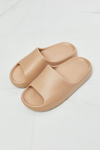 NOOK JOI In My Comfort Zone Slides in Beige - SwagglyLife Home & Fashion