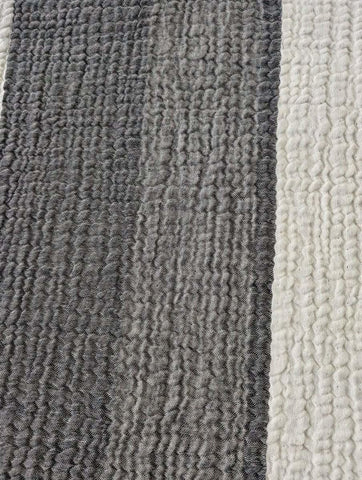 Nova Collection Bedspreads – Wide Stripe Design, Organic Turkish Cotton, Queen/King Sizes