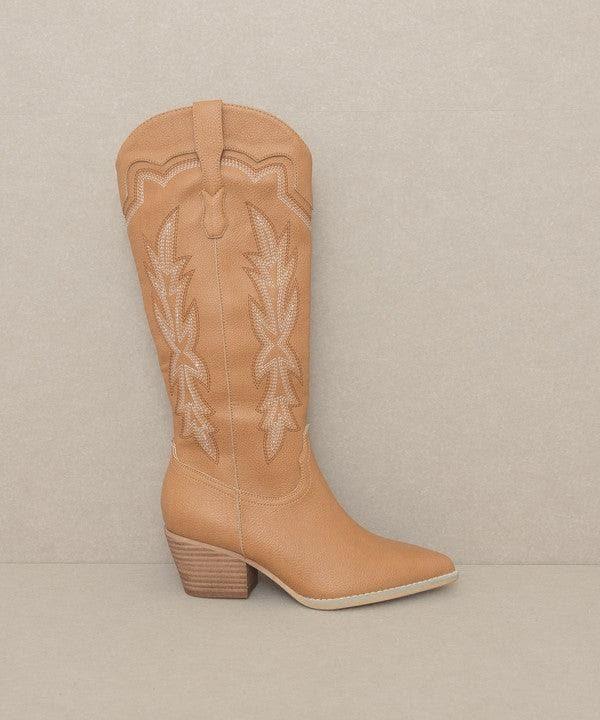 OASIS SOCIETY Ainsley - Embroidered Cowboy Boot - SwagglyLife Home & Fashion