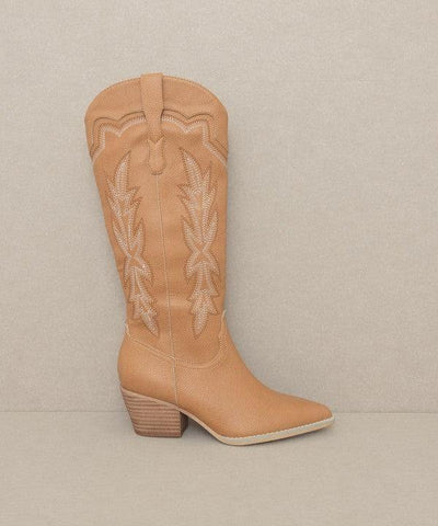 OASIS SOCIETY Ainsley - Embroidered Cowboy Boot - SwagglyLife Home & Fashion