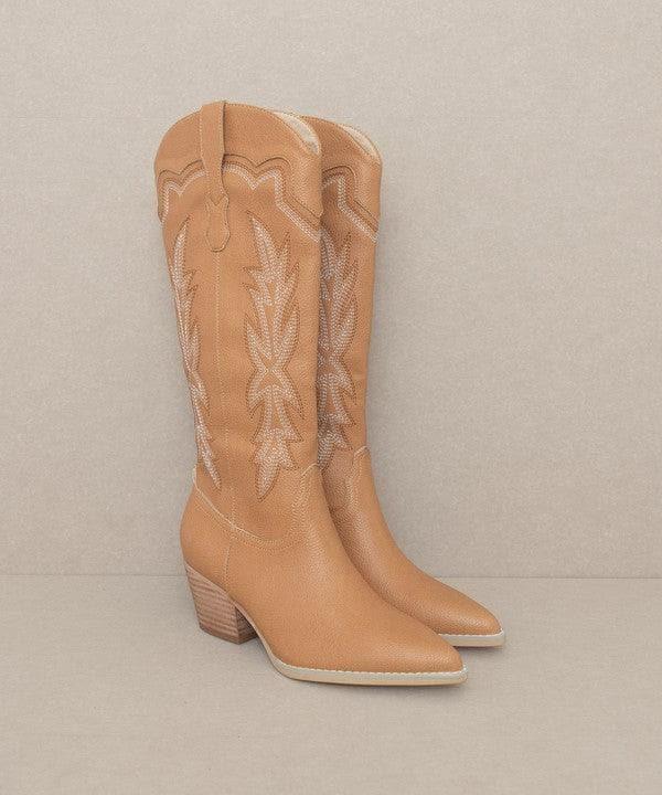 OASIS SOCIETY Ainsley - Embroidered Cowboy Boot - SwagglyLife Home & Fashion