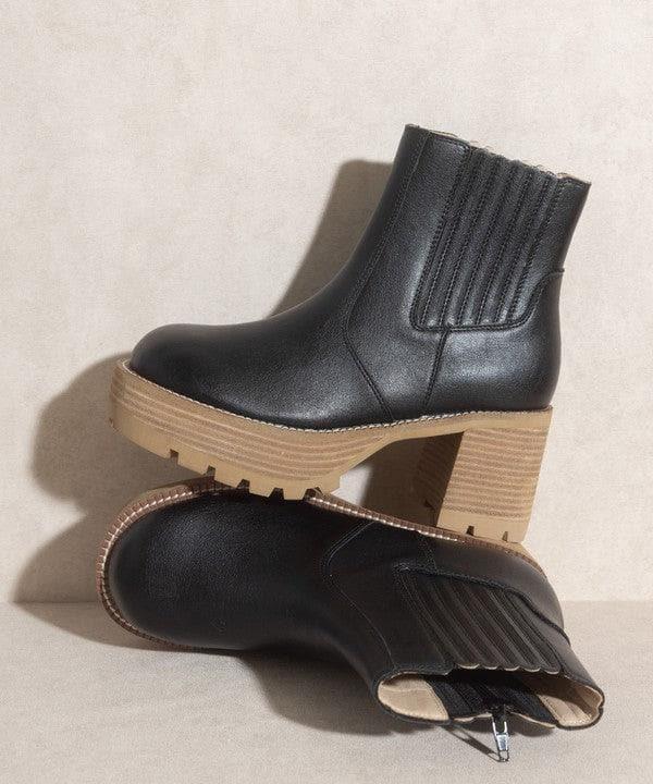 OASIS SOCIETY Aubrey - Platform Paneled Boots, 2 Colors - SwagglyLife Home & Fashion