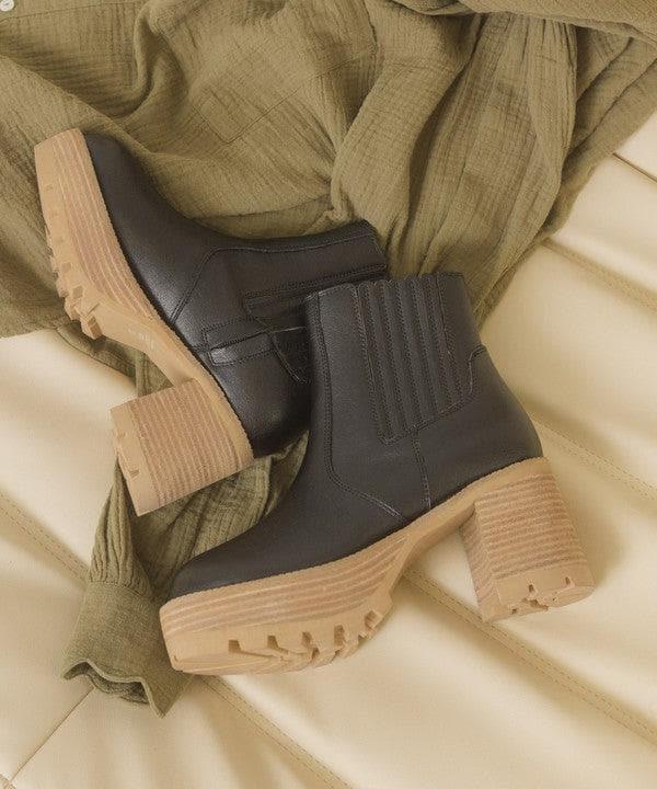 OASIS SOCIETY Aubrey - Platform Paneled Boots, 2 Colors - SwagglyLife Home & Fashion