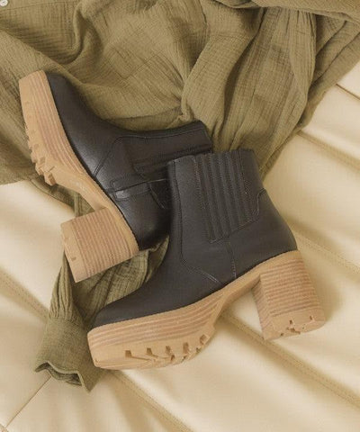 OASIS SOCIETY Aubrey - Platform Paneled Boots, 2 Colors - SwagglyLife Home & Fashion