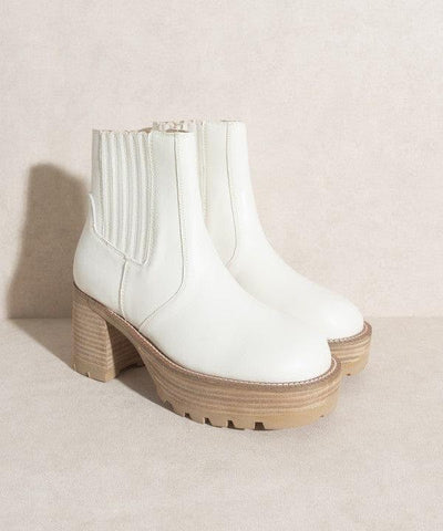 OASIS SOCIETY Aubrey - Platform Paneled Boots, 2 Colors - SwagglyLife Home & Fashion