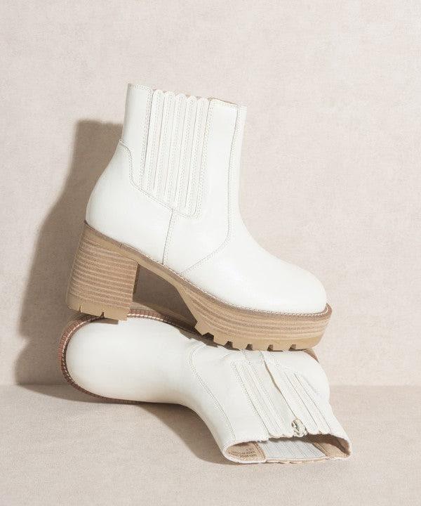 OASIS SOCIETY Aubrey - Platform Paneled Boots, 2 Colors - SwagglyLife Home & Fashion