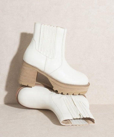 OASIS SOCIETY Aubrey - Platform Paneled Boots, 2 Colors - SwagglyLife Home & Fashion