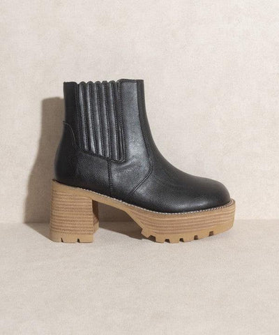 OASIS SOCIETY Aubrey - Platform Paneled Boots, 2 Colors - SwagglyLife Home & Fashion