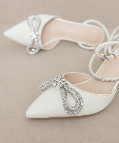 OASIS SOCIETY Chelsea - Bow Front Kitten Heel - SwagglyLife Home & Fashion