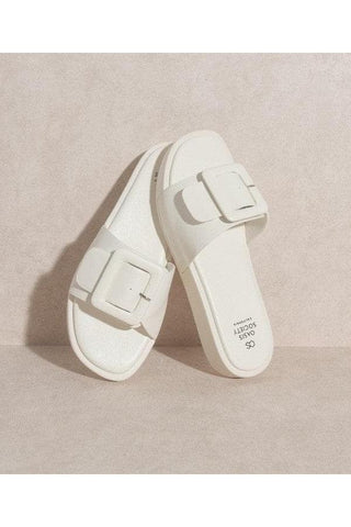 OASIS SOCIETY Daisy - Single Buckle Slide - SwagglyLife Home & Fashion