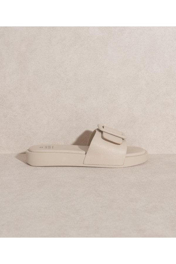 OASIS SOCIETY Daisy - Single Buckle Slide - SwagglyLife Home & Fashion