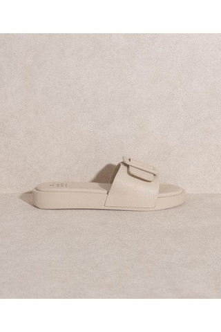 OASIS SOCIETY Daisy - Single Buckle Slide - SwagglyLife Home & Fashion
