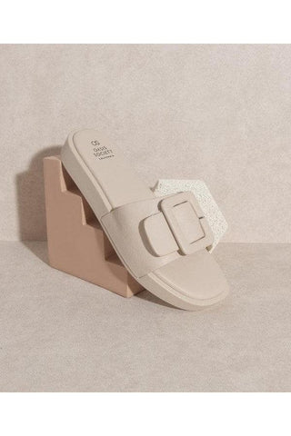 OASIS SOCIETY Daisy - Single Buckle Slide - SwagglyLife Home & Fashion