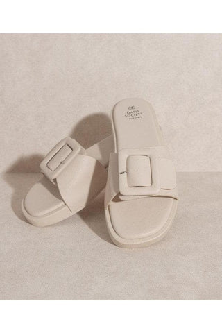 OASIS SOCIETY Daisy - Single Buckle Slide - SwagglyLife Home & Fashion
