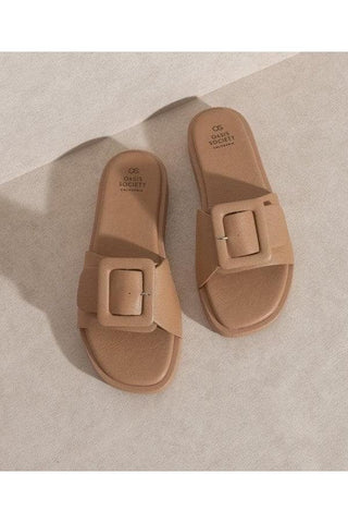 OASIS SOCIETY Daisy - Single Buckle Slide - SwagglyLife Home & Fashion