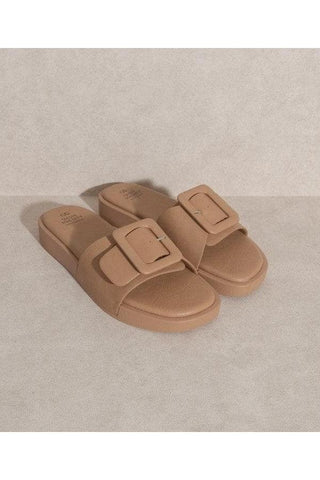 OASIS SOCIETY Daisy - Single Buckle Slide - SwagglyLife Home & Fashion