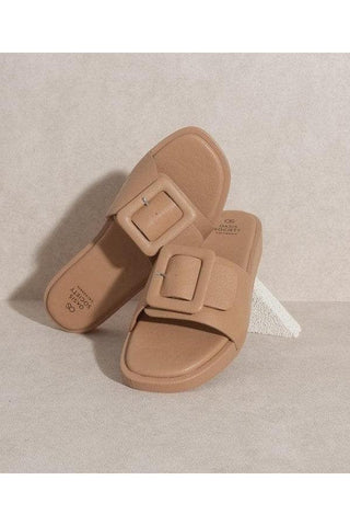 OASIS SOCIETY Daisy - Single Buckle Slide - SwagglyLife Home & Fashion