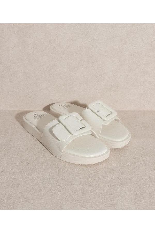 OASIS SOCIETY Daisy - Single Buckle Slide - SwagglyLife Home & Fashion